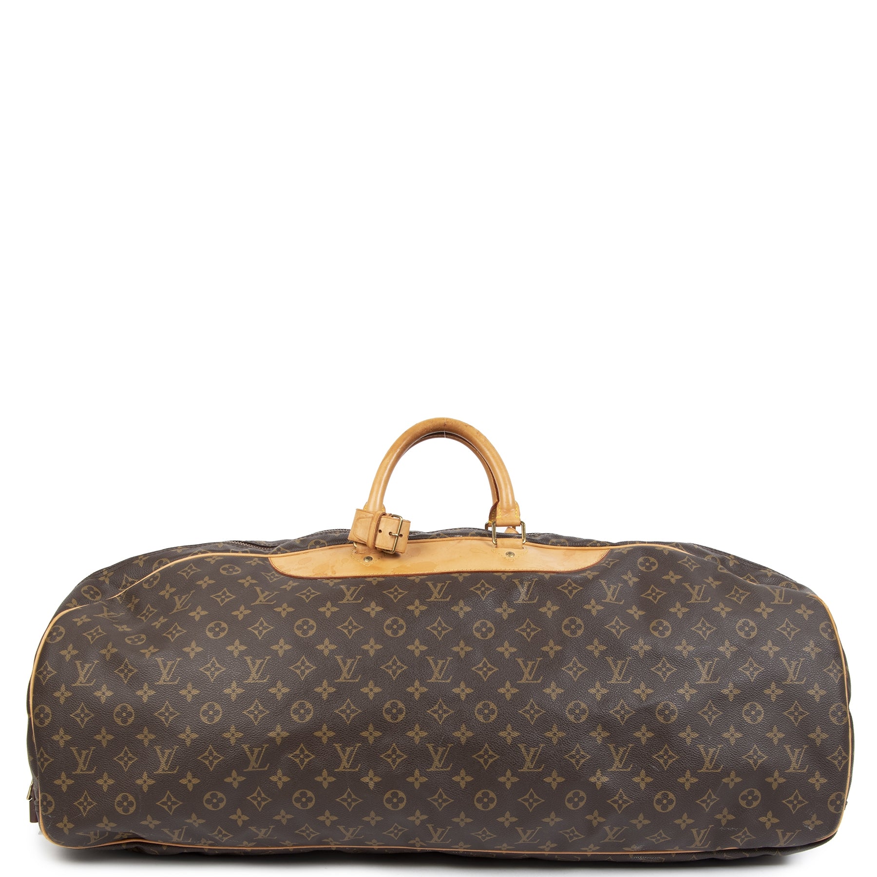 Authentiek tweedehands Louis Vuitton Monogram Sac Plein Air Long Sports Leather Travel Bag aan de juiste prijs veilig online shoppen LabelLOV Luxe merken winkelen LabelLOV Antwerpen België