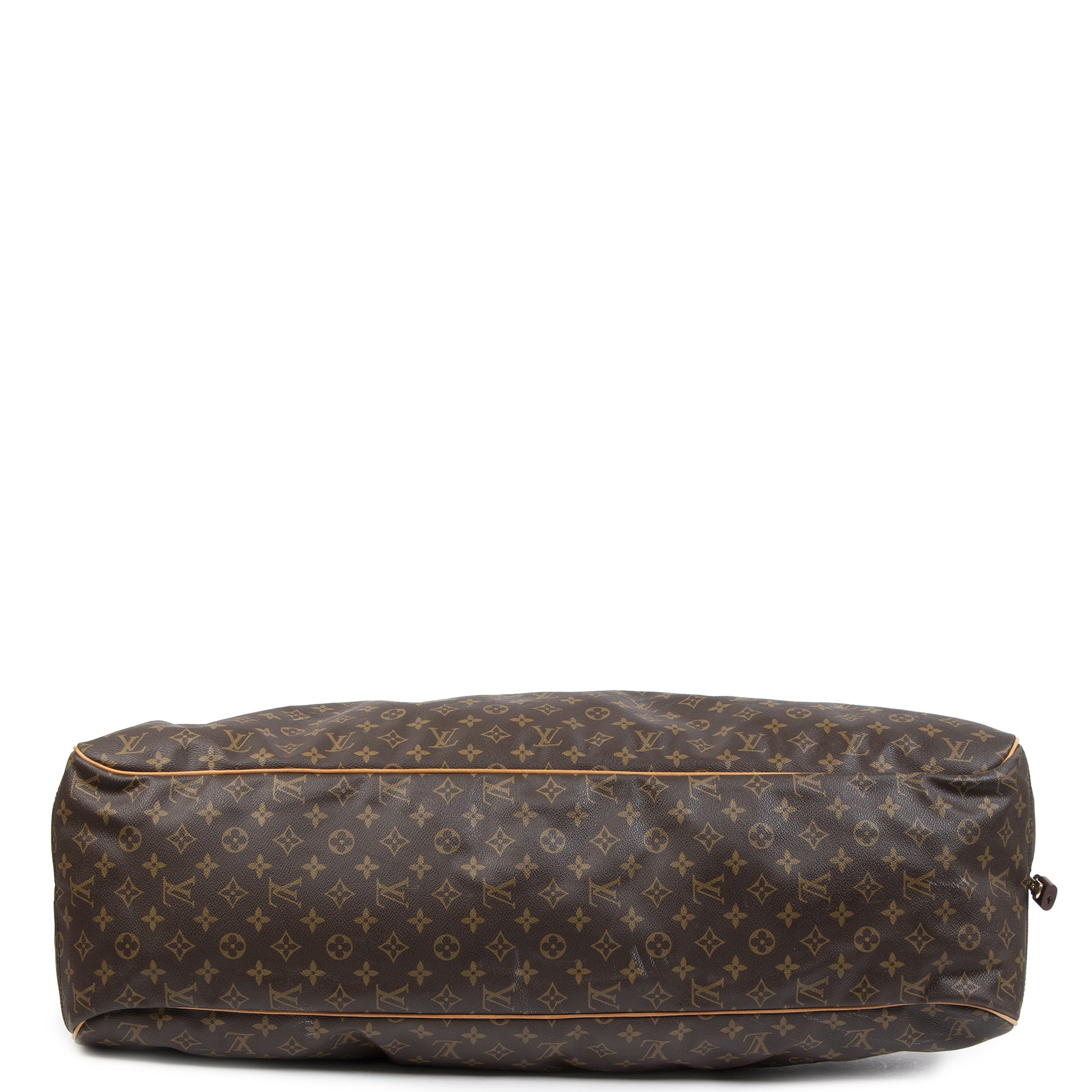 Authentic secondhand Louis Vuitton Monogram Sac Plein Air Long Sports Leather Travel Bag at the right price online shopping safe and secure LaeblLOV vintage webshop luxury brand LabelLOV Antwerp Belgium
