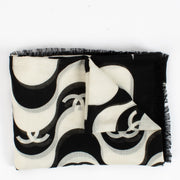 shop 100% authentic second hand Chanel White Cashmere/Silk Scarf on Labellov.com