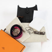 shop 100% authentic second hand Hermès Evelyne 16 Caban/Rose Shocking Clemence PHW on Labellov.com