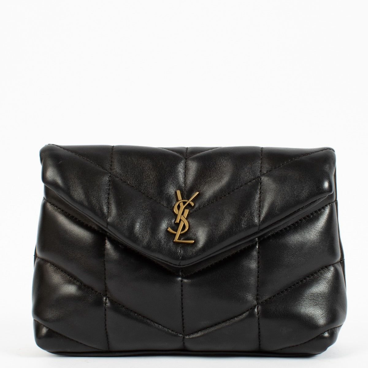 shop 100% authentic second hand Saint Laurent Black Puffer Clutch on Labellov.com