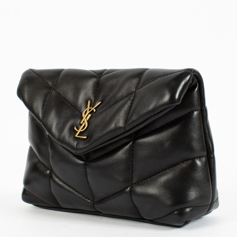 shop 100% authentic second hand Saint Laurent Black Puffer Clutch on Labellov.com