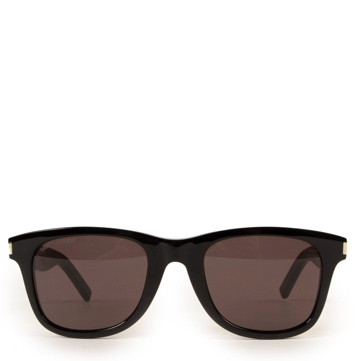 Shop authentic second hand luxury designer high end Saint Laurent SL51 040 Black Stud Sunglasses at Labellov.