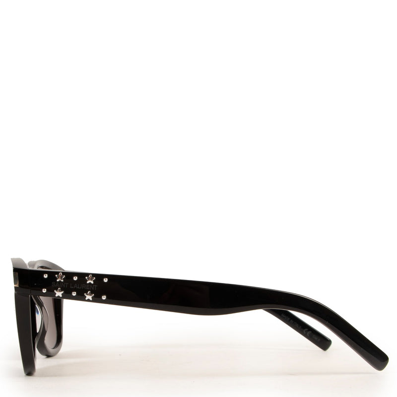 Shop authentic second hand luxury designer high end Saint Laurent SL51 040 Black Stud Sunglasses at Labellov.