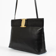 authentic preloved Ferragamo Black Shoulder Bag on Labellov.com