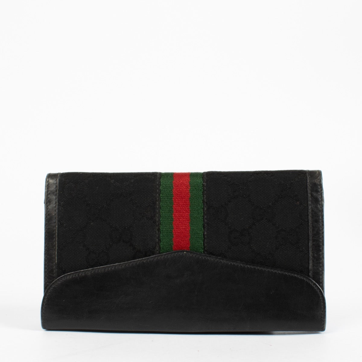 authentic preloved Gucci Black Monogram Wallet on Labellov.com