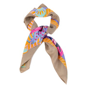 Hermès Carré Multicolor Silk Scarf 'Étendards et Bannières'