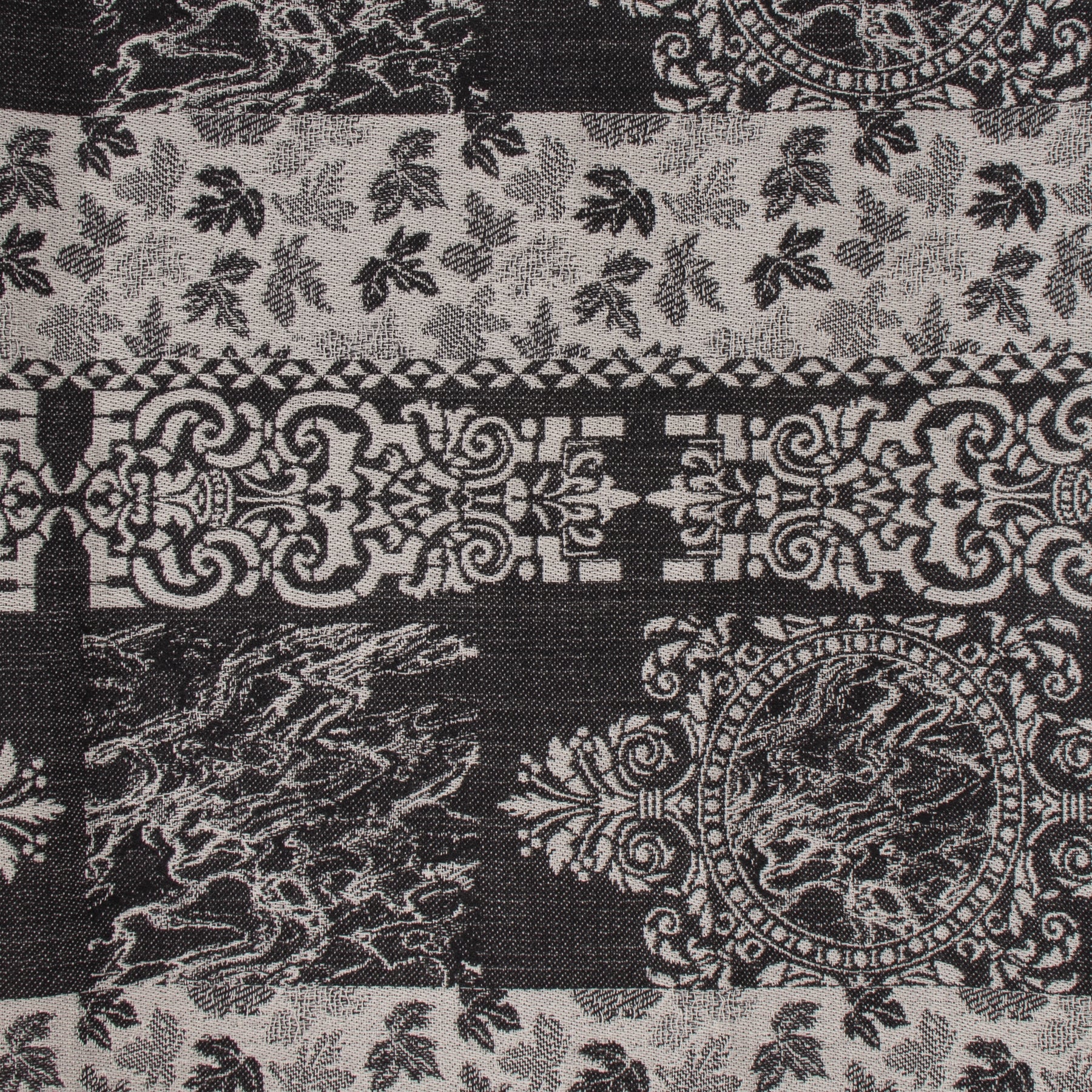 koop veilig online Kenzo Printed Wool Mix Scarf