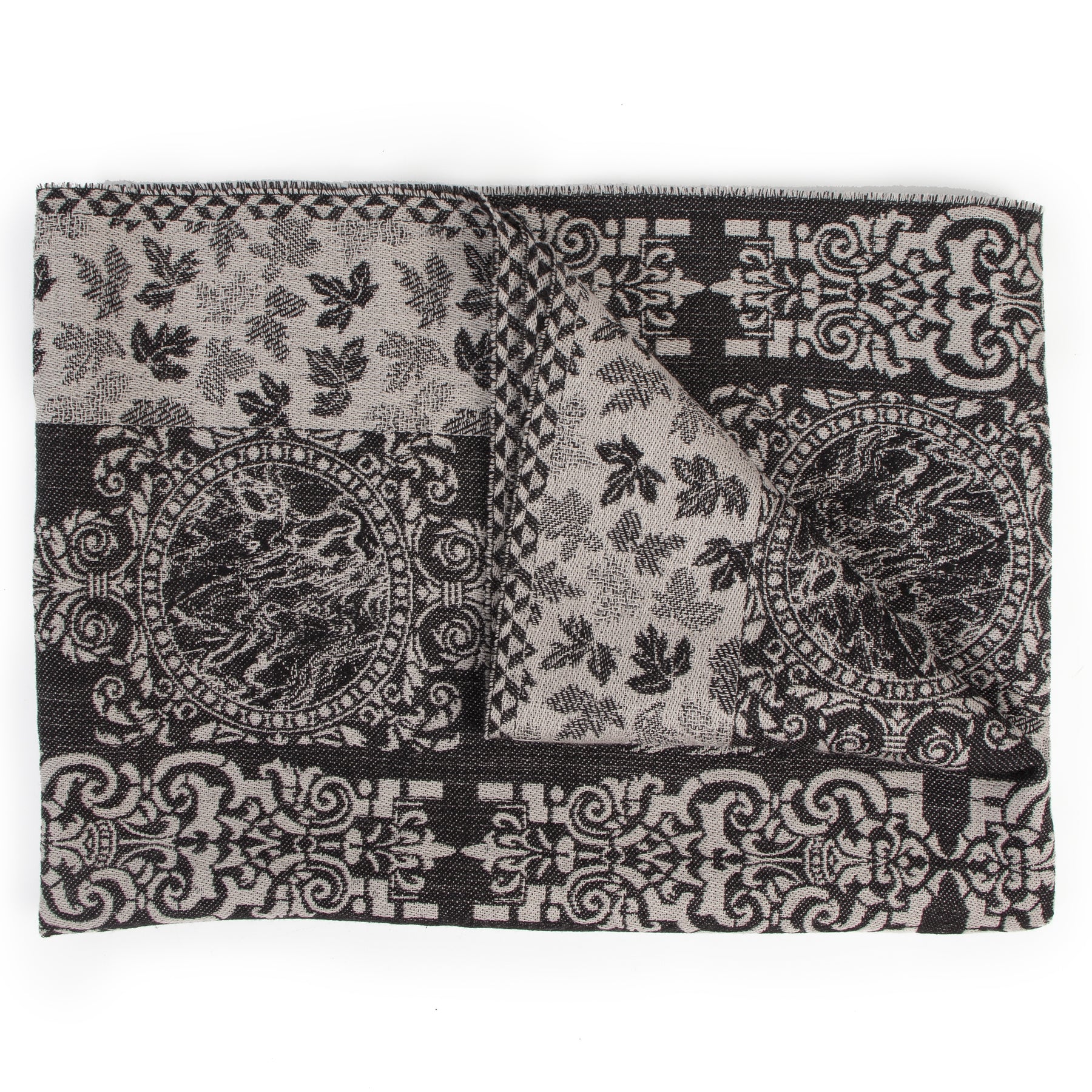 Kenzo Printed Wool Mix Scarf