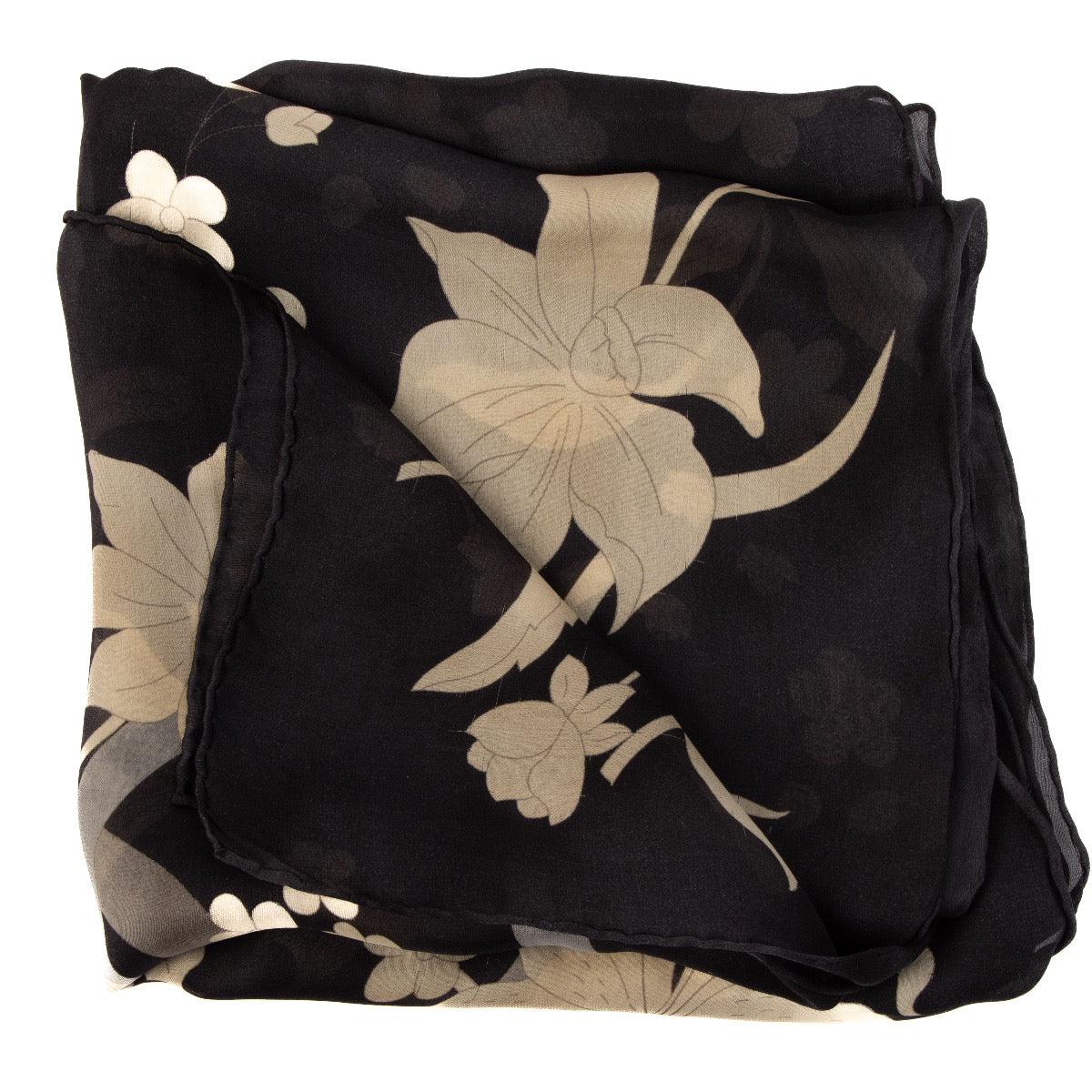 Buy real authentic Salvatore Ferragamo Blue Floral Scarf safe online at Labellov.com or in Brussels, Knokke and Antwerp