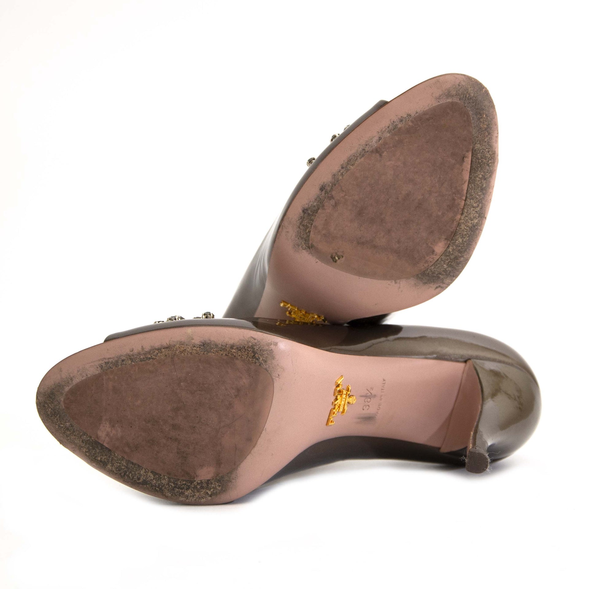 looking for Prada Brown Peep-Toe Pumps? Right now for sale at labellov.com for the best price