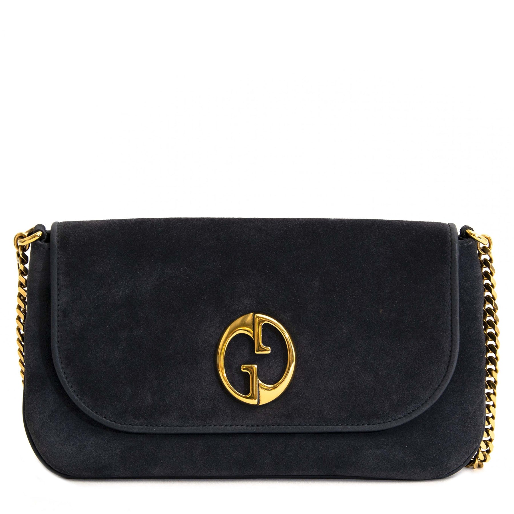 Gucci Blauwe Schoudertas