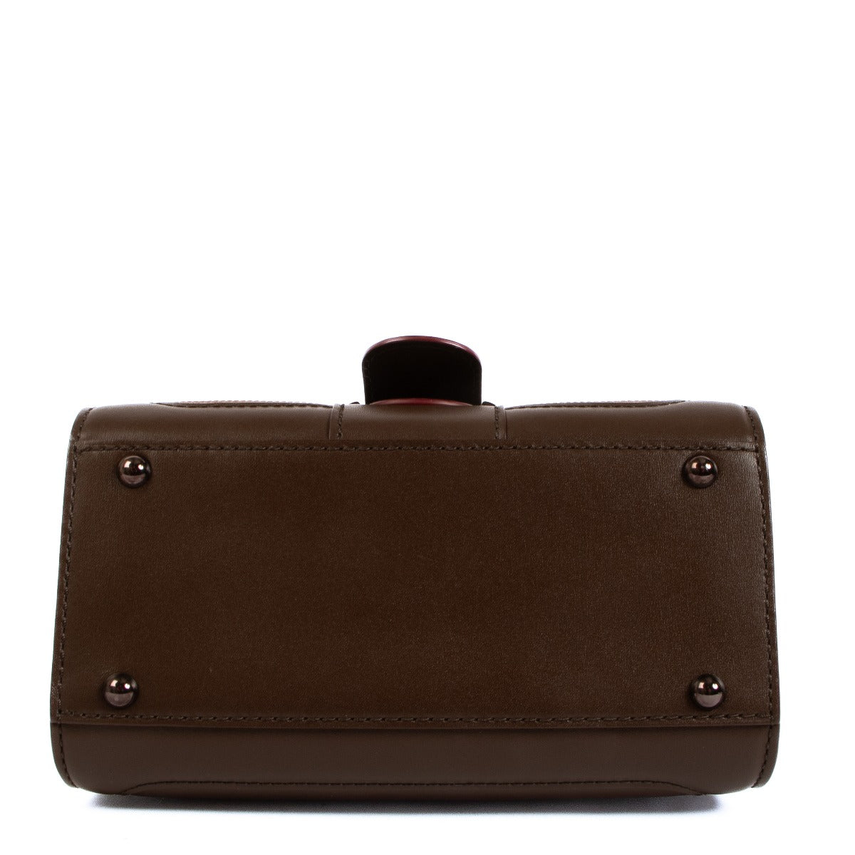 Delvaux Brillant Mini Derby Brown Nubuck Cheyenne Corduroy/Box Calf