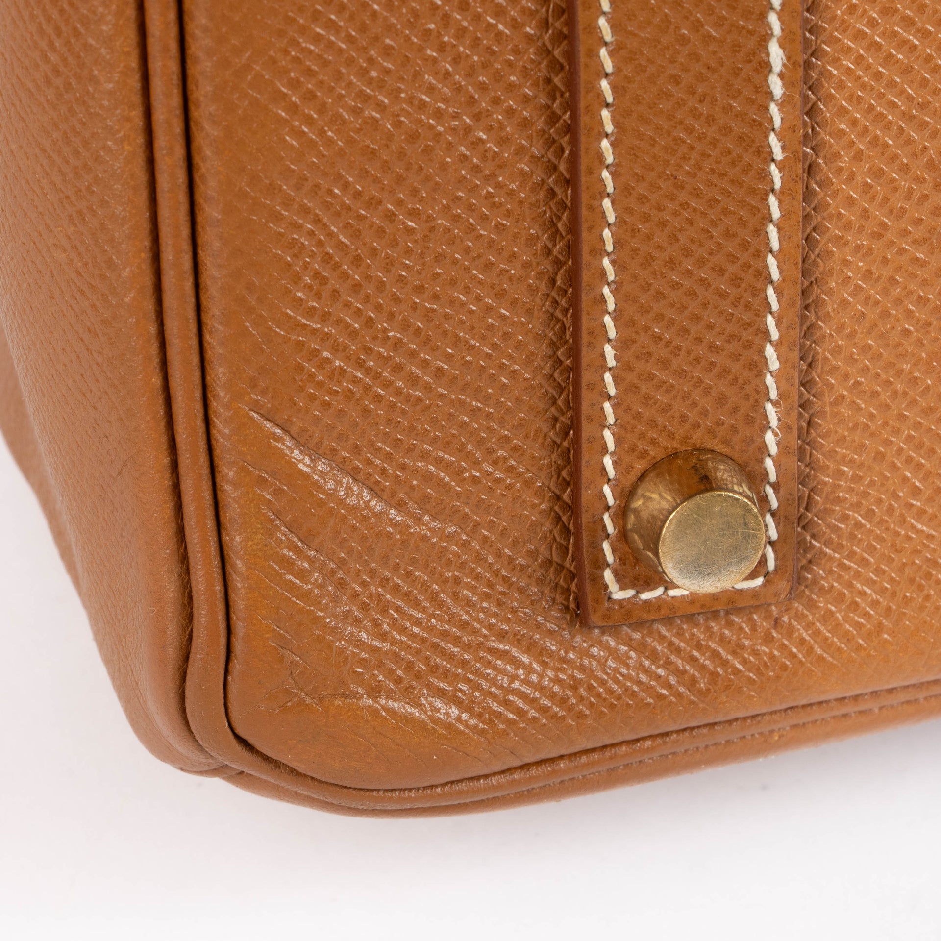 Hermès Birkin 35 Gold Courchevel GHW