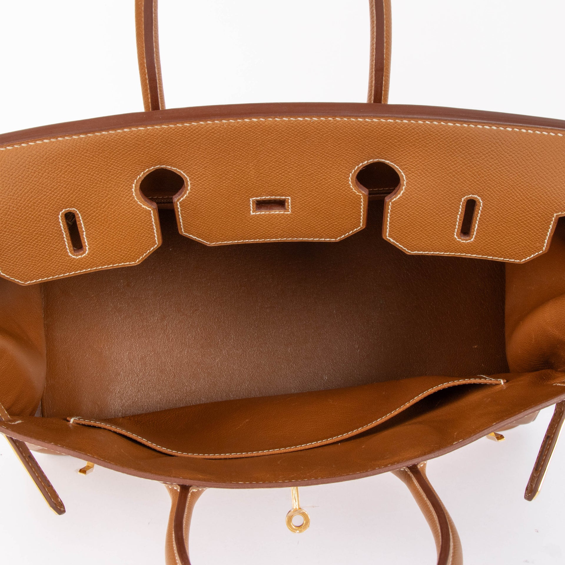 Hermès Birkin 35 Gold Courchevel GHW