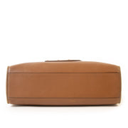 Authentieke tweedehands Delvaux Astrid Cognac Leather Shoulder Bag juiste prijs veilig online winkelen LabelLOV webshop luxe merken winkelen Antwerpen België mode fashion