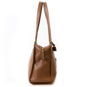 Authentieke tweedehands Delvaux Astrid Cognac Leather Shoulder Bag juiste prijs veilig online winkelen LabelLOV webshop luxe merken winkelen Antwerpen België mode fashion
