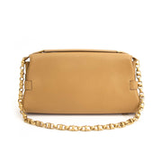 Delvaux Camel Tempête Evening Bag Koop en verkoop tweedehands vintage Delvaux handtassen online Antwerpen België