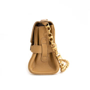Delvaux Camel Tempête Evening Bag Koop en verkoop tweedehands vintage Delvaux handtassen online Antwerpen België