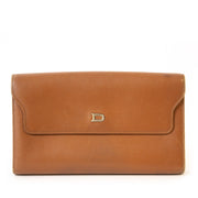 Authentic second-hand vintage Delvaux Camel Lingot Wallet buy online webshop LabelLOV