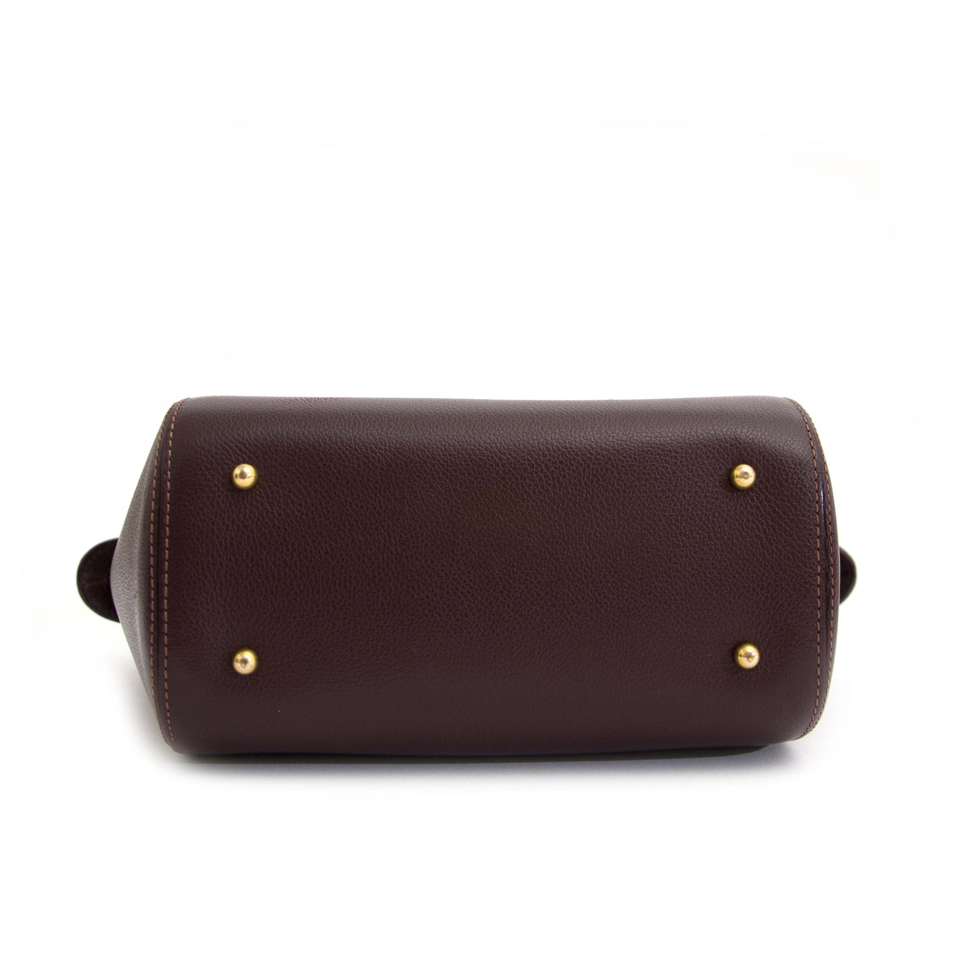 Delvaux Charme Burgundy Top Handle