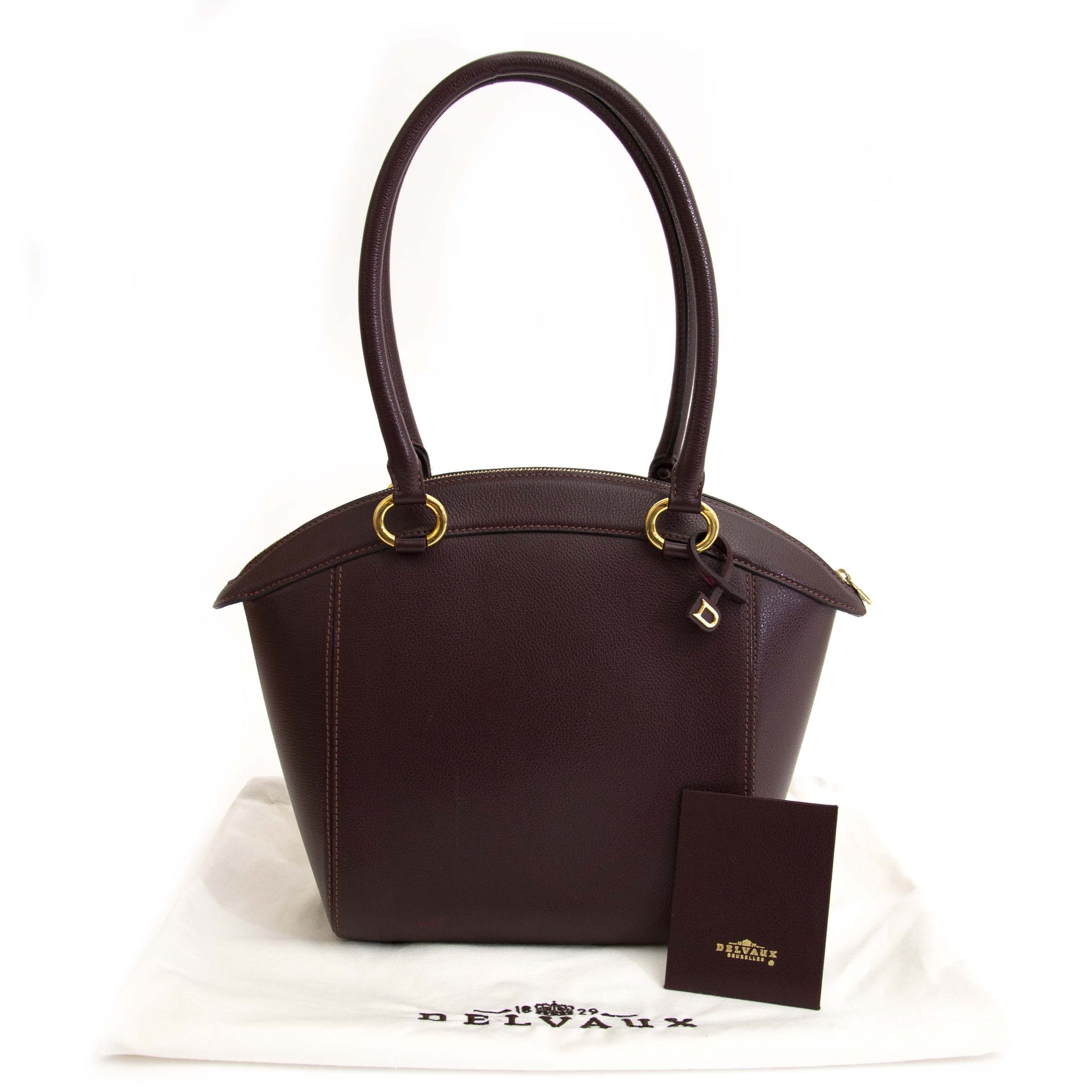Delvaux Charme Burgundy Top Handle