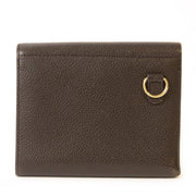 Authentieke tweedehands vintage Delvaux Dark Brown Wallet koop online webshop LabelLOV
