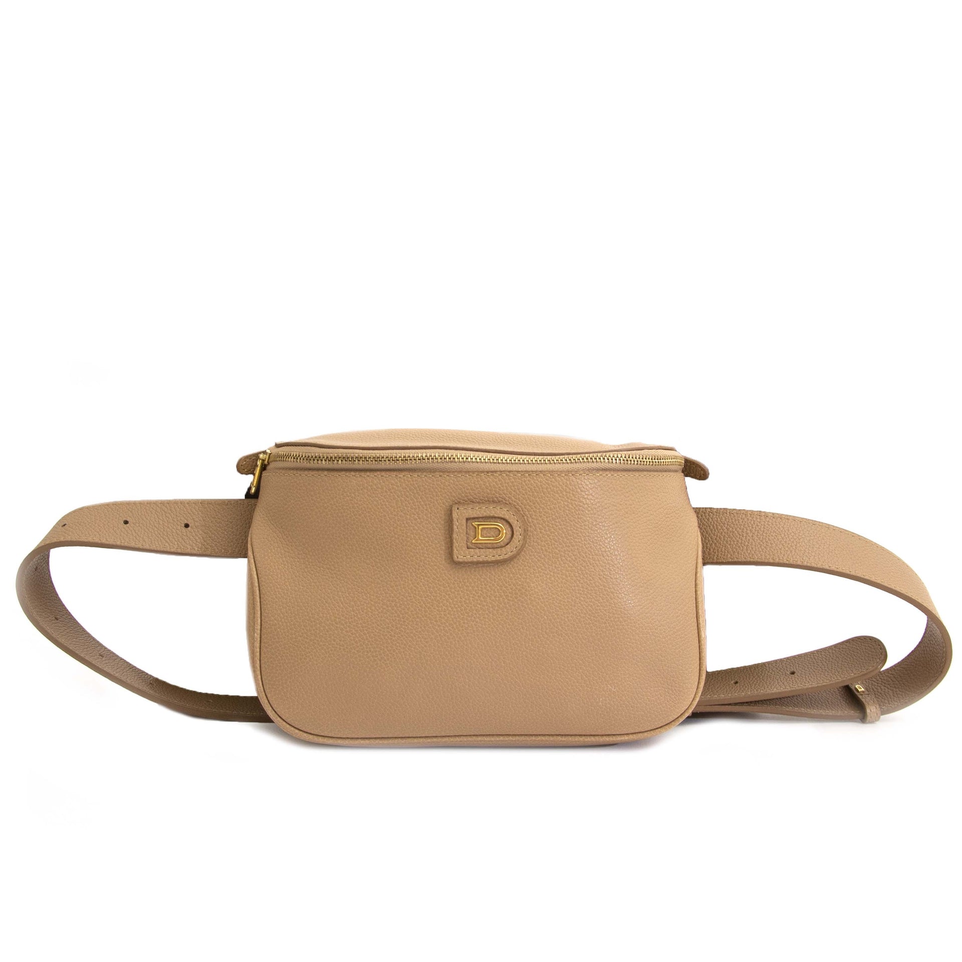 Delvaux Evasion Beige Belt Bag Koop en verkoop tweedehands vintage Delvaux handtassen online Antwerpen België