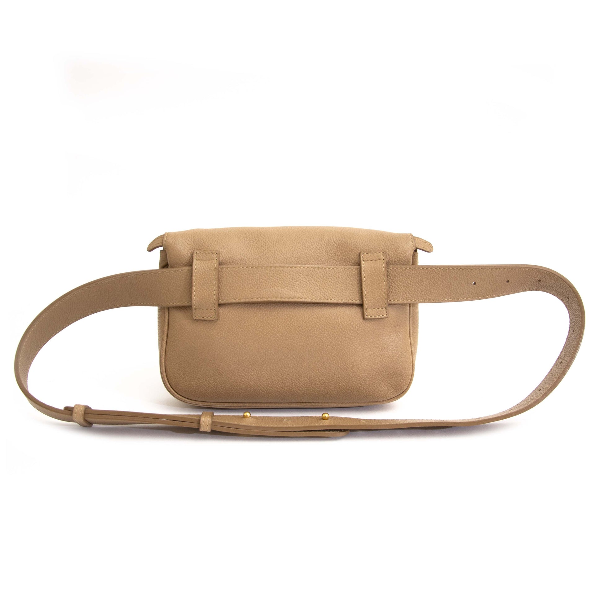 Delvaux Evasion Beige Belt Bag Koop en verkoop tweedehands vintage Delvaux handtassen online Antwerpen België