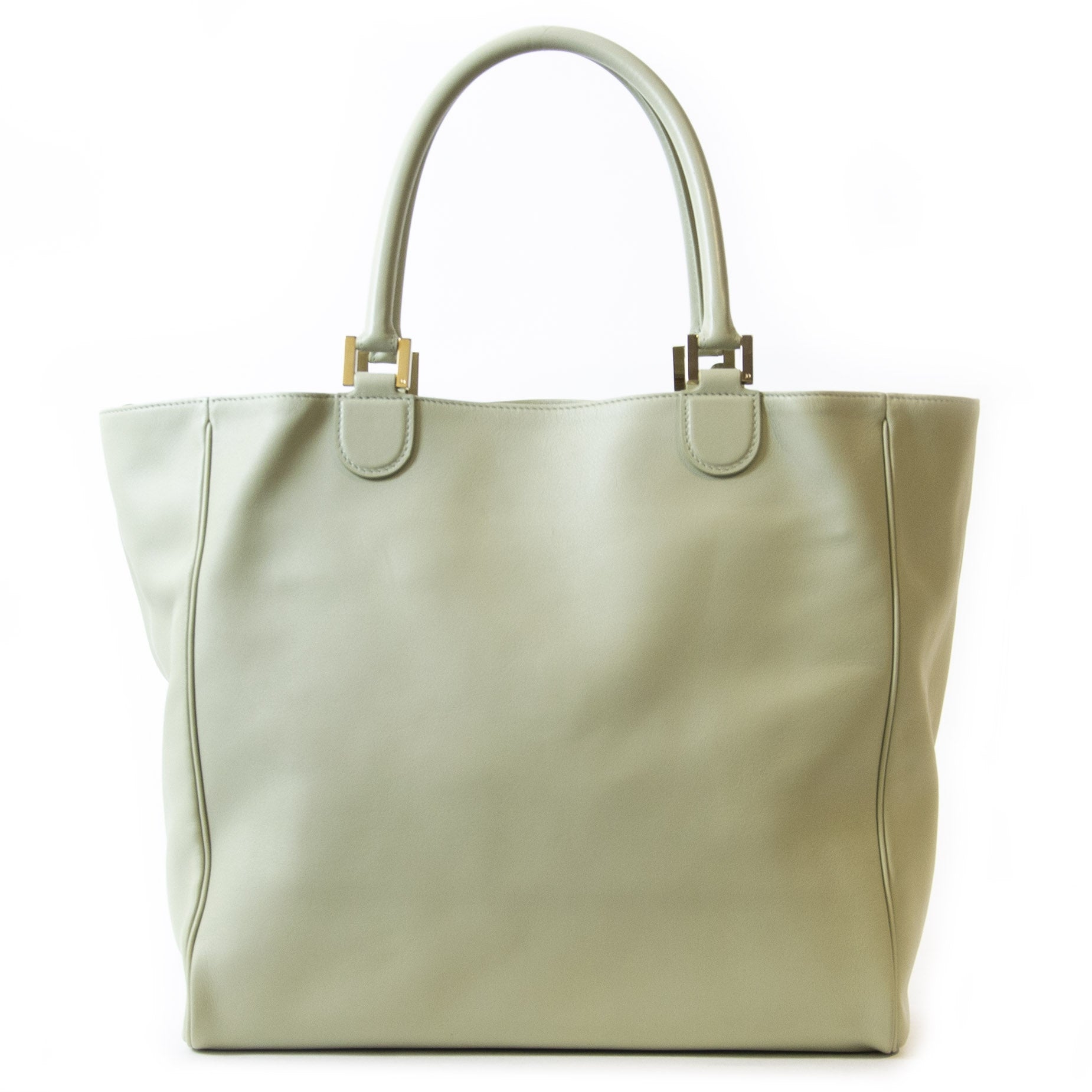 Authentieke tweedehands Delvaux Le Louise Mint Green Shoulder Bag juiste prijs veilig online winkelen LabelLOV webshop luxe merken winkelen Antwerpen België mode fashion