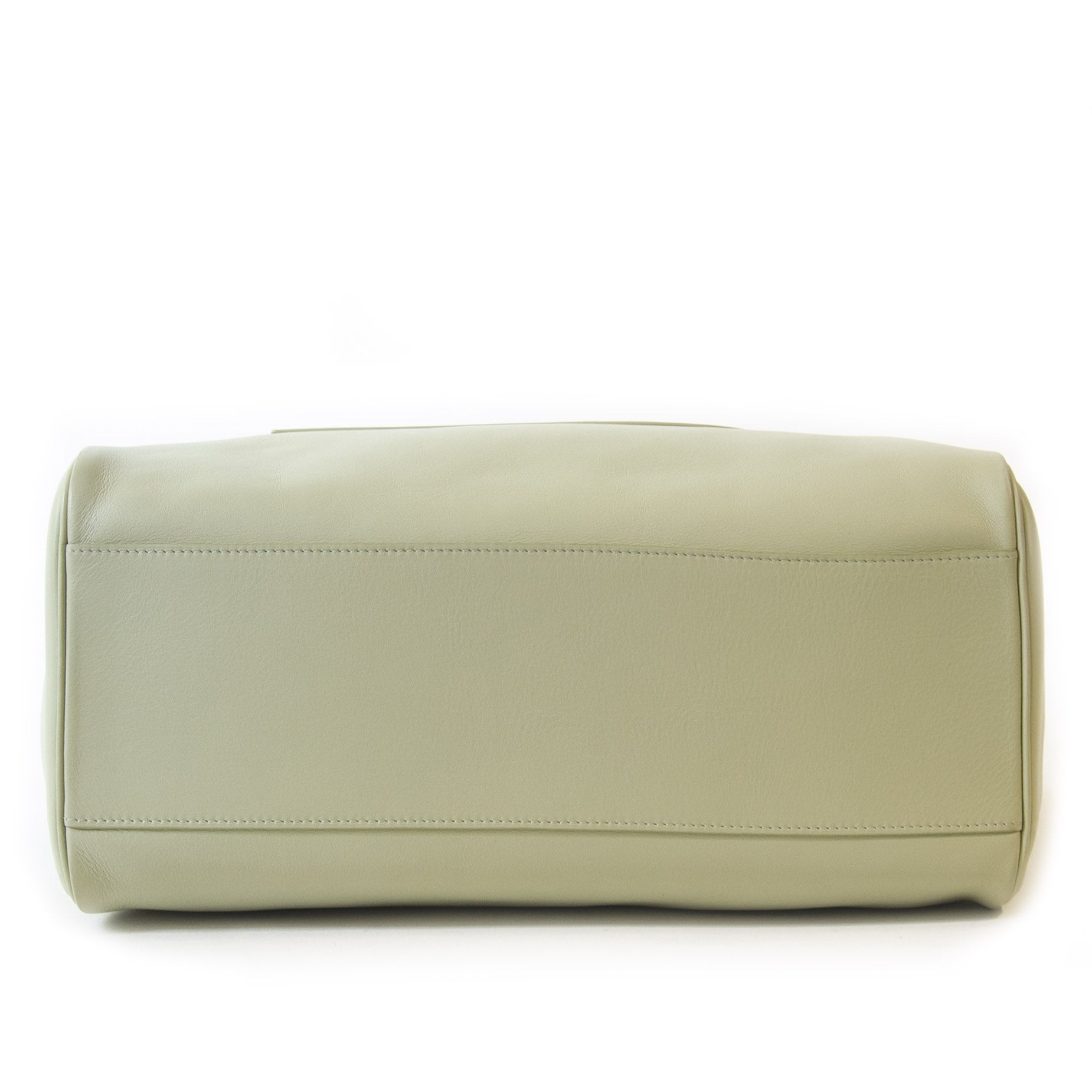 Authentieke tweedehands Delvaux Le Louise Mint Green Shoulder Bag juiste prijs veilig online winkelen LabelLOV webshop luxe merken winkelen Antwerpen België mode fashion