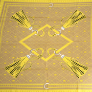 Authentique seconde main Delvaux Yellow Square Scarf achète en ligne webshop LabelLOV