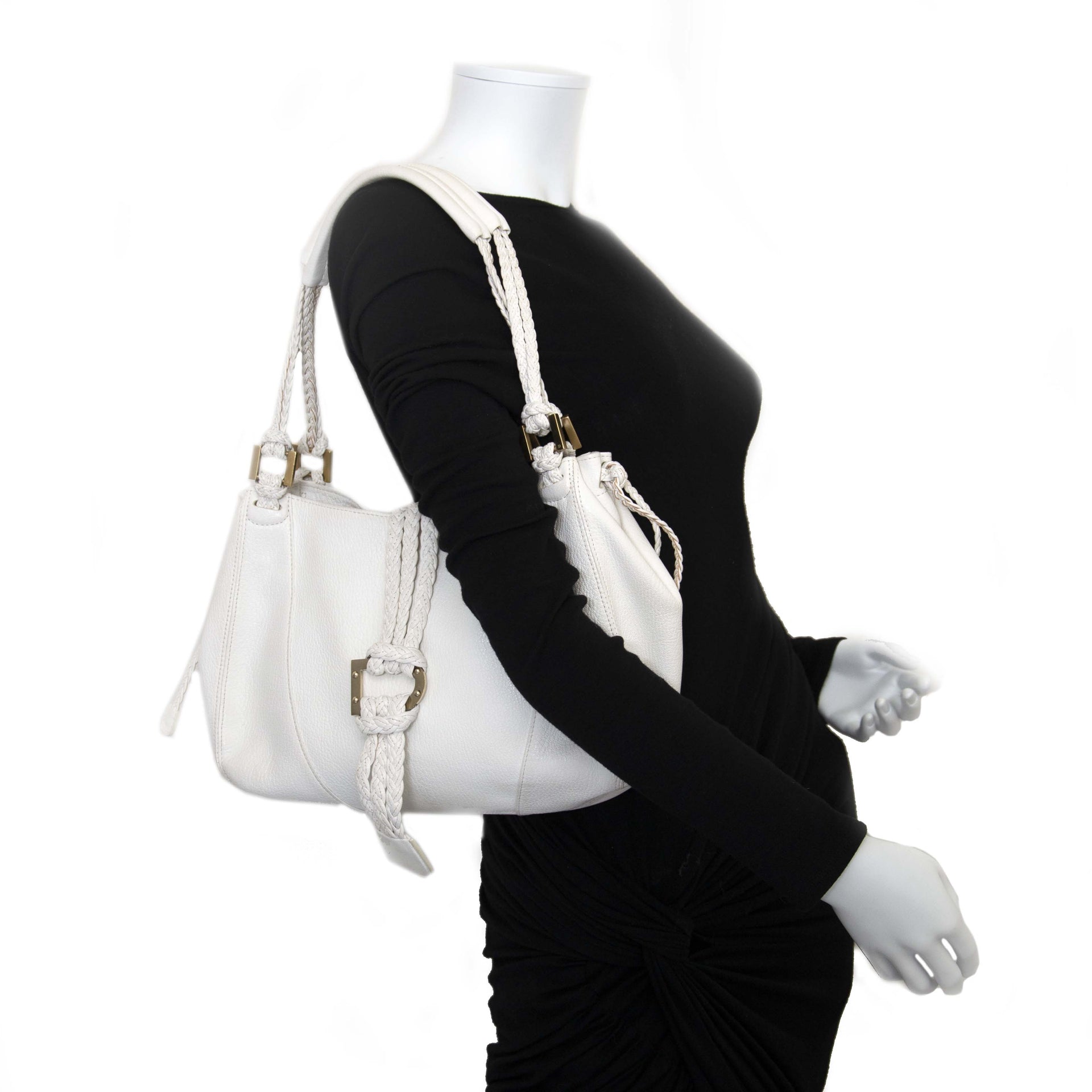Delvaux Eugène PM Talc for the best price at Labellov secondhand luxury