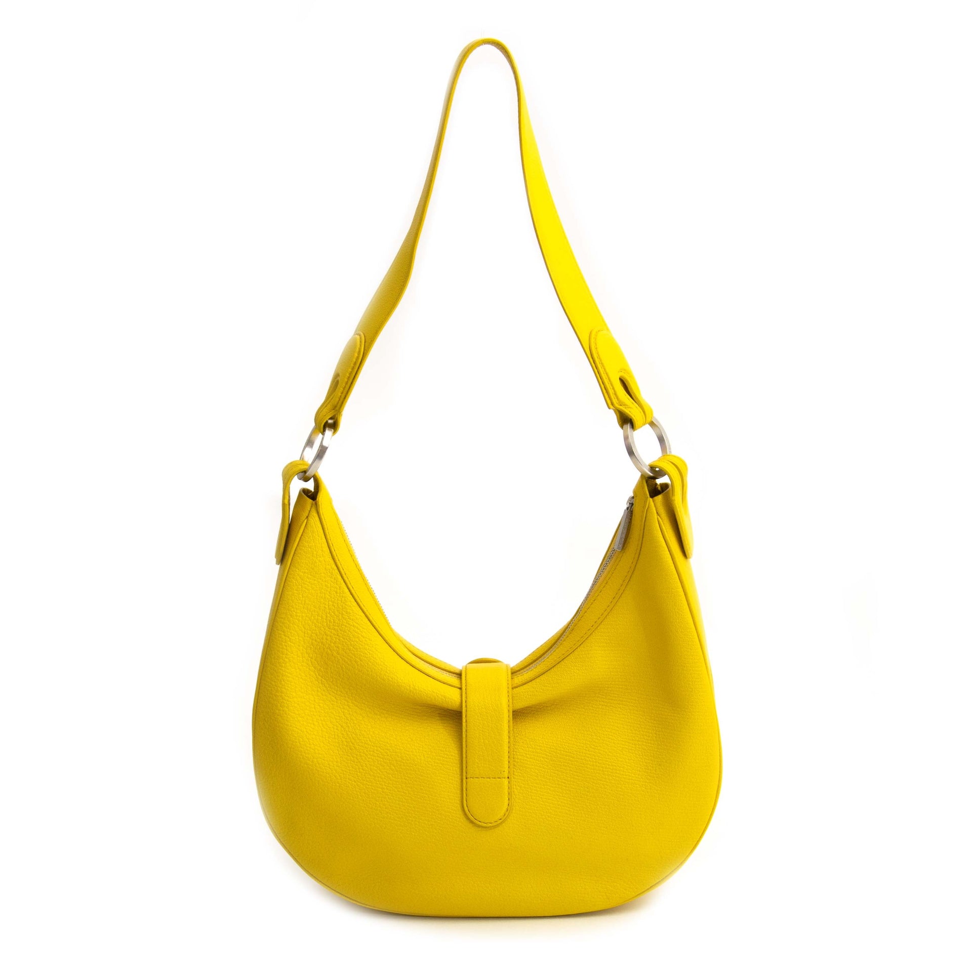 Delvaux Camille PM Chèvre Glacée Souple Yellow for the best price at Labellov
