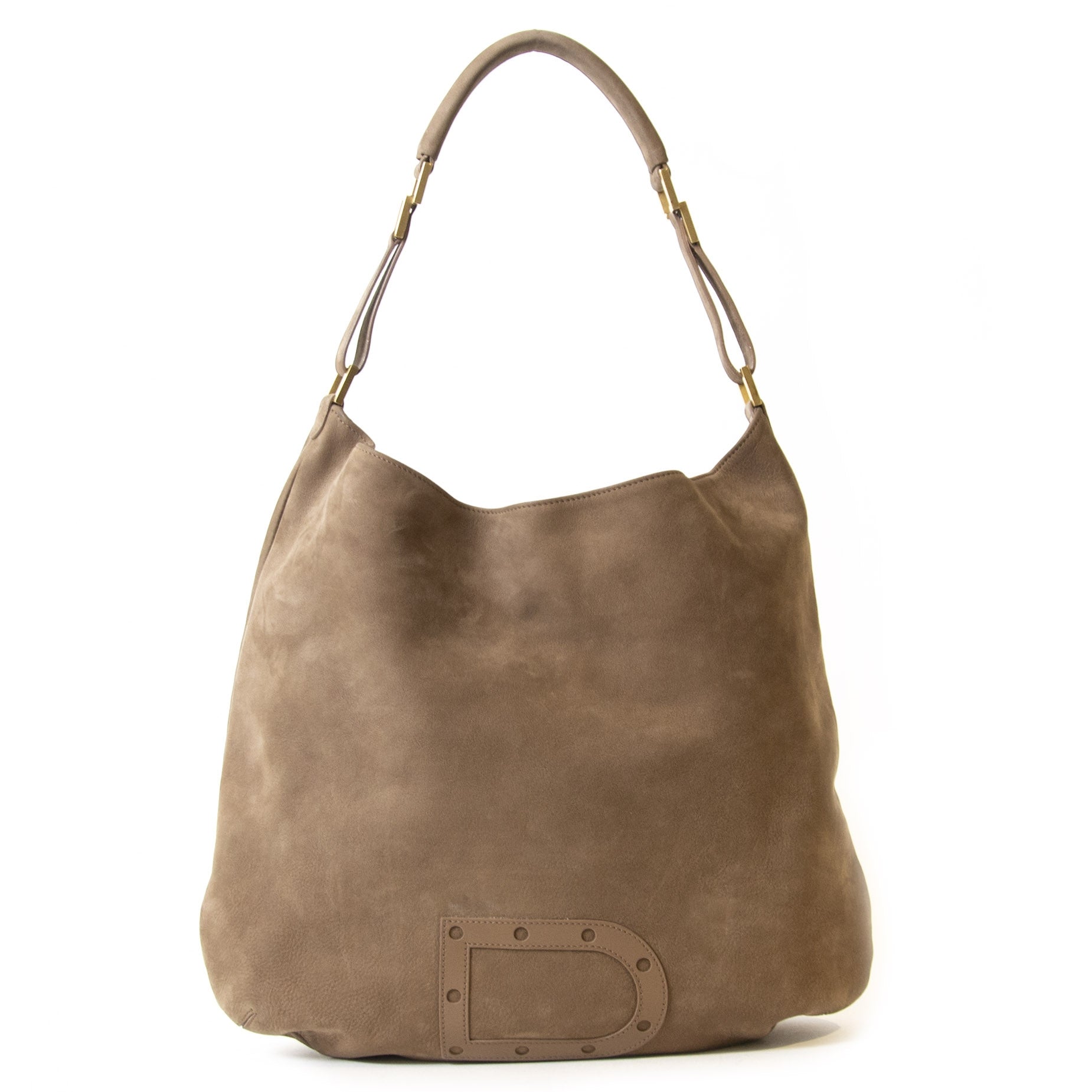 Koop en verkoop uw authentieke designer Delvaux Louise GM Bag Taupe