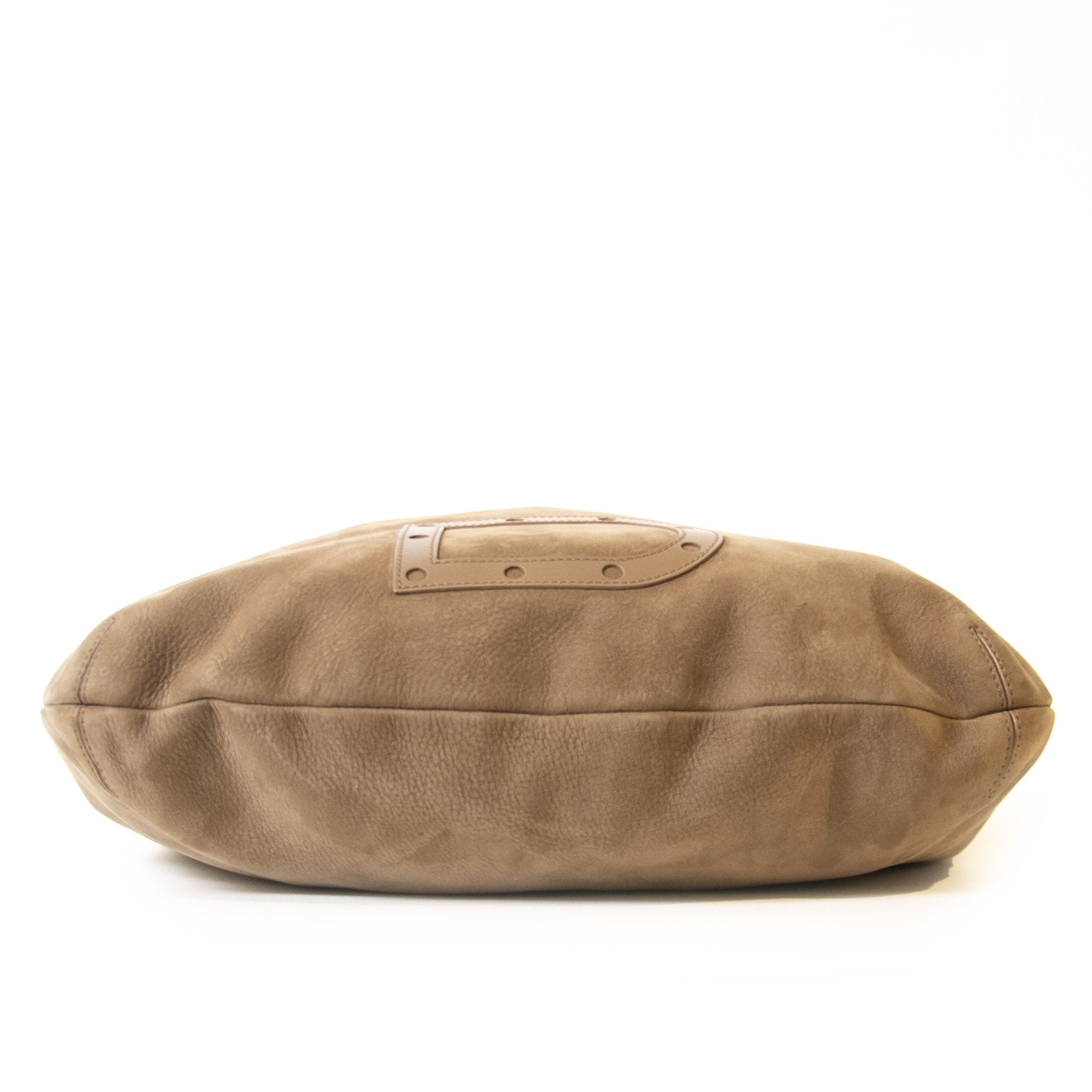 We are selling one authentic Delvaux Louise GM Bag Taupe