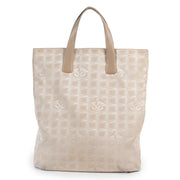 Chanel Beige Nylon Top handle
