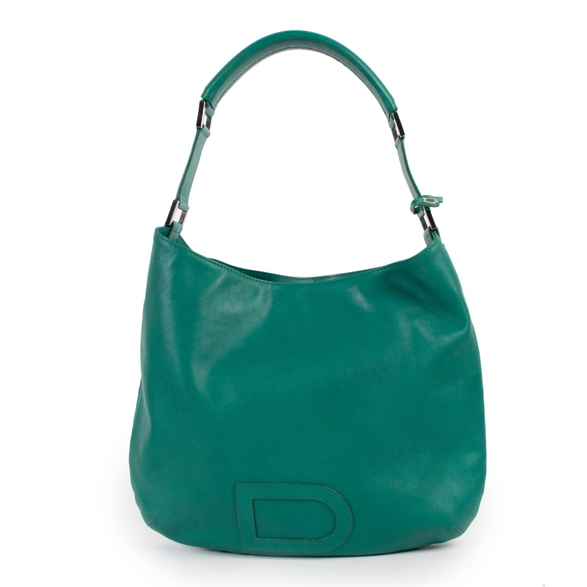 Sac bandoulière Delvaux Louise PM vert émeraude