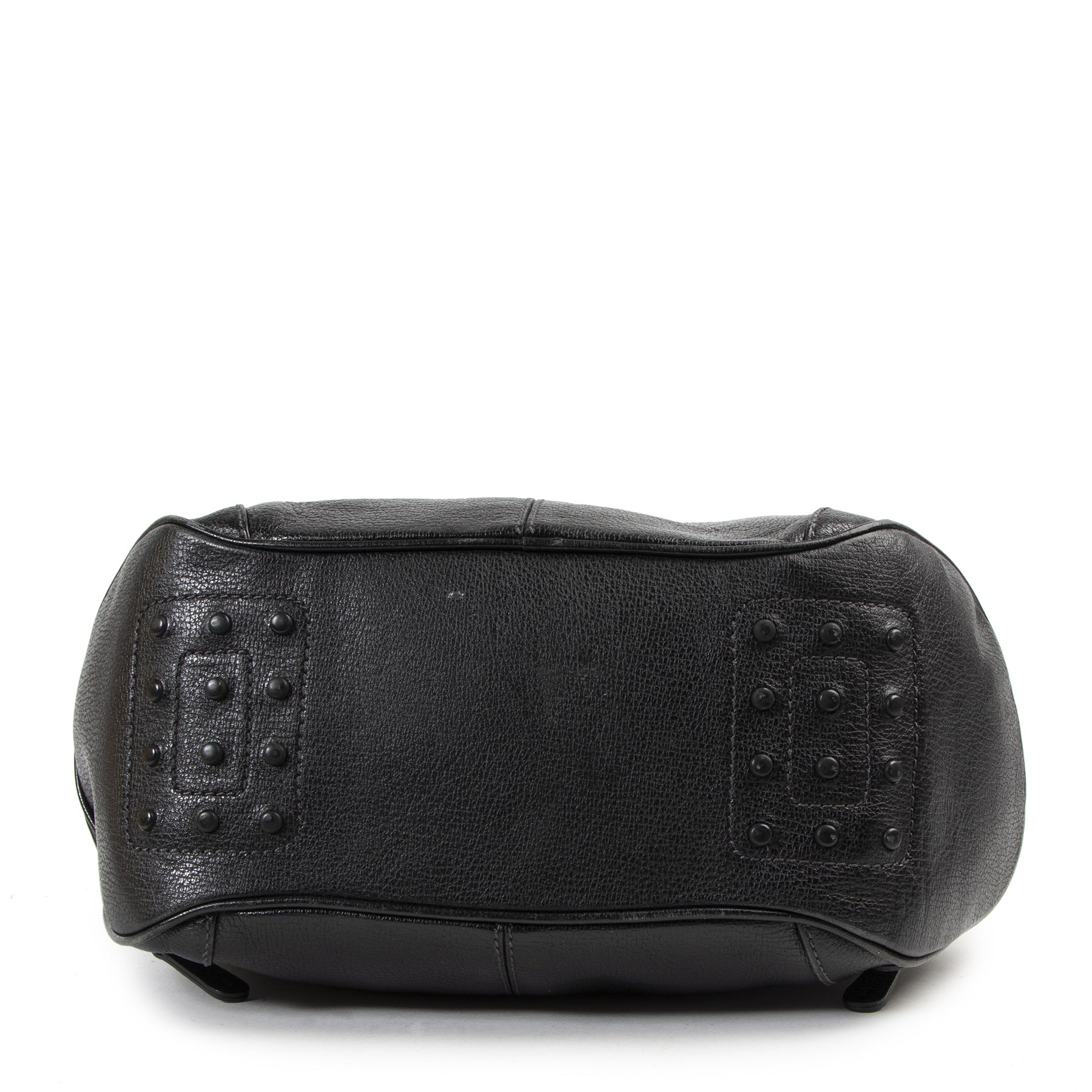 Authentieke Tweedehands Tods Black Leather Zip Shoulder Bag juiste prijs veilig online shoppen luxe merken webshop winkelen Antwerpen België mode fashion