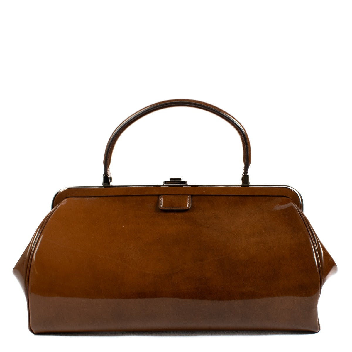 buy 100% authentic pre loved Prada Brown Top Handle Bag on Labellov.com