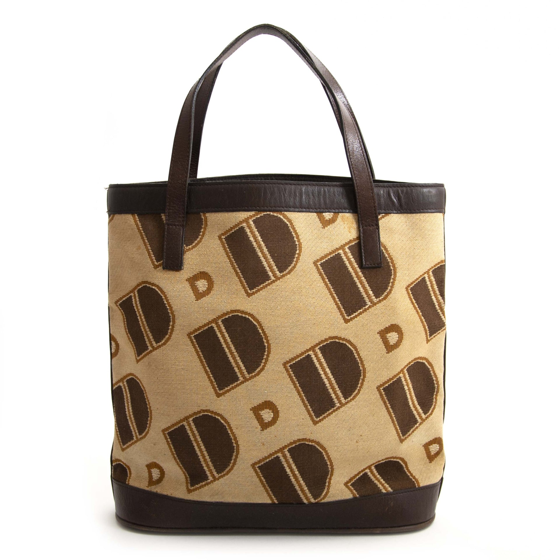 Buy authentic second hand vintage Delvaux Monogram Tote Bag at online webshop LabelLOV