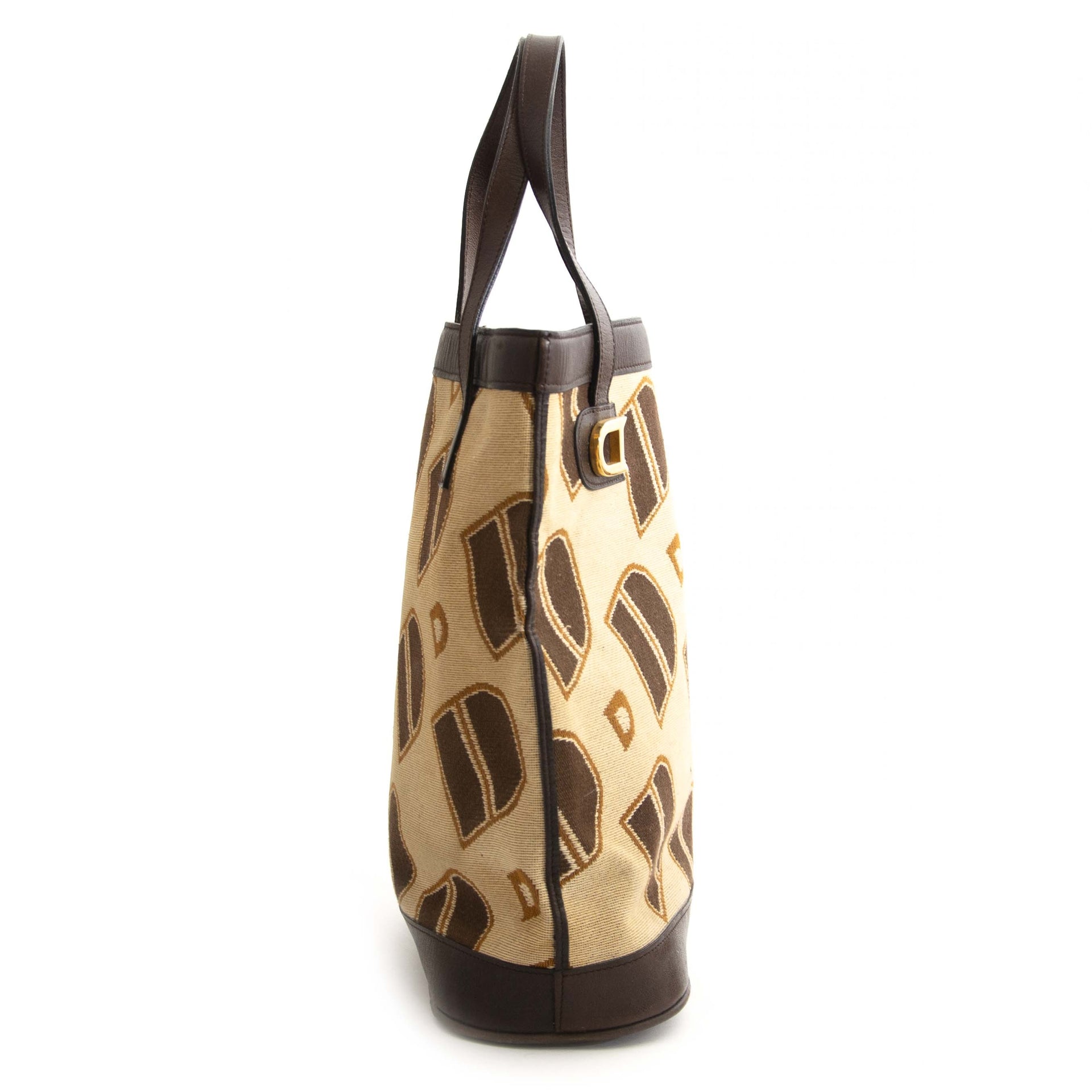 Koop authentieke tweedehands vintage Delvaux Monogram Tote Bag bij online webshop LabelLOV