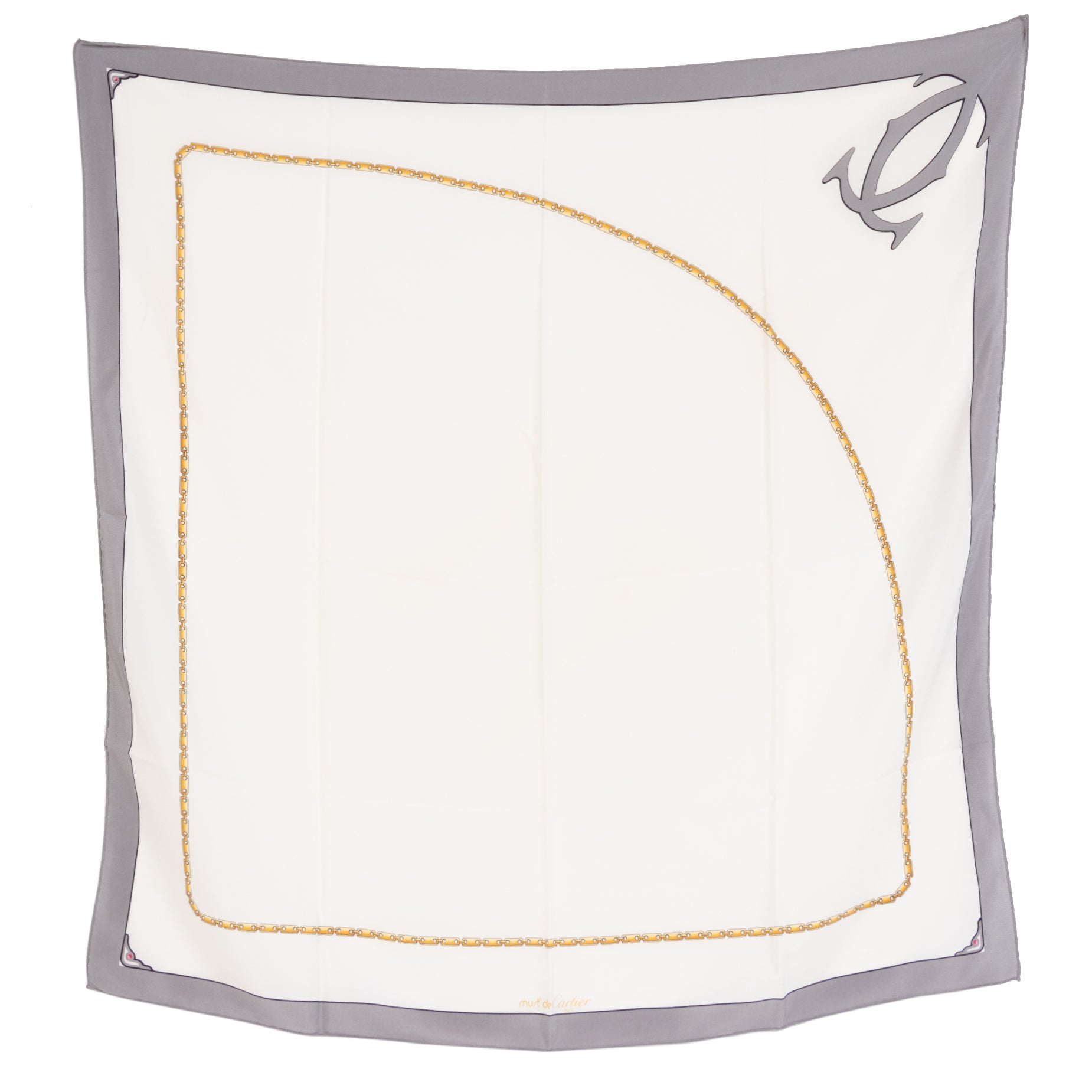 Are you looking for an authentic Cartier Paris Silk Foulard/Scarf