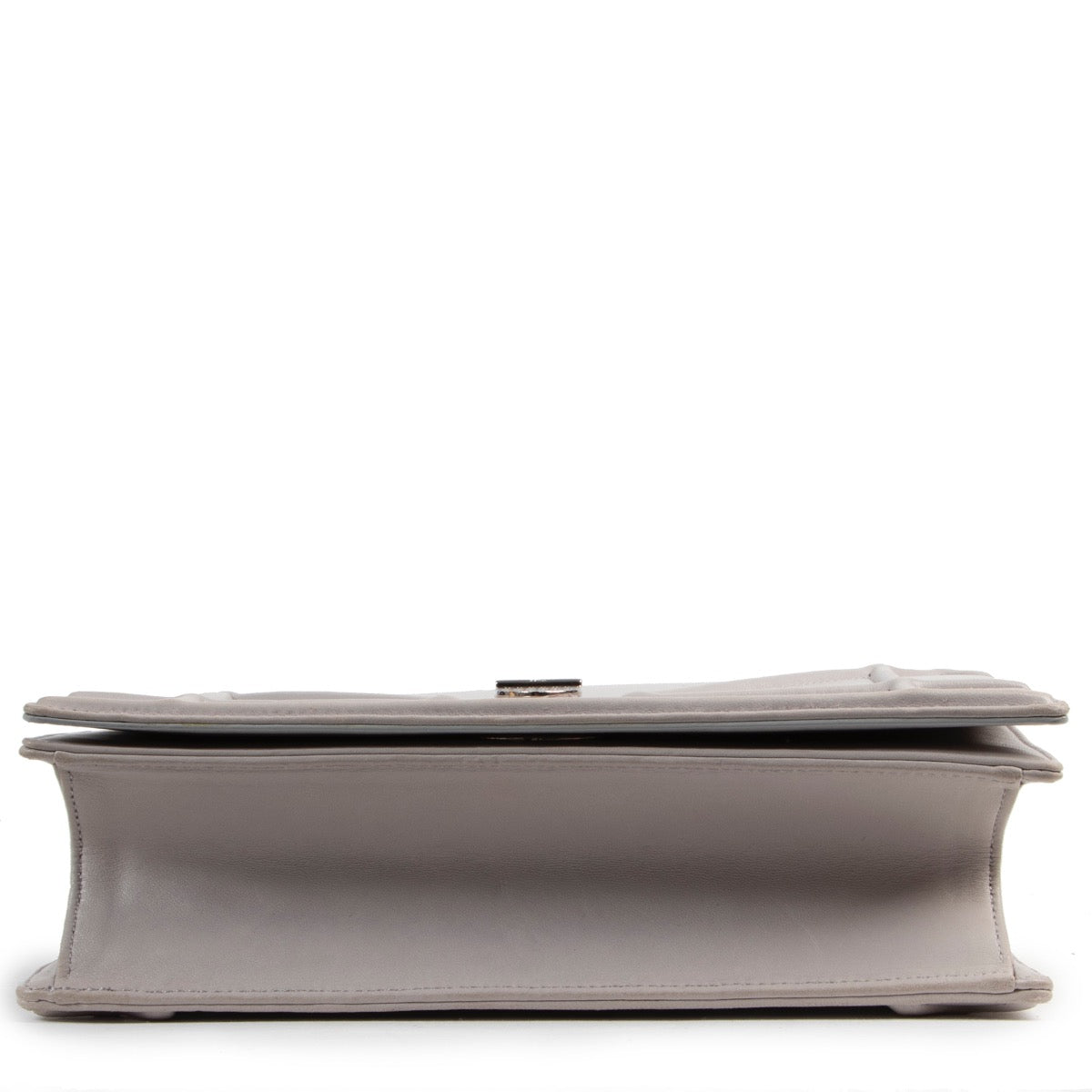 Sac à rabat Diorama Christian Dior moyen gris clair