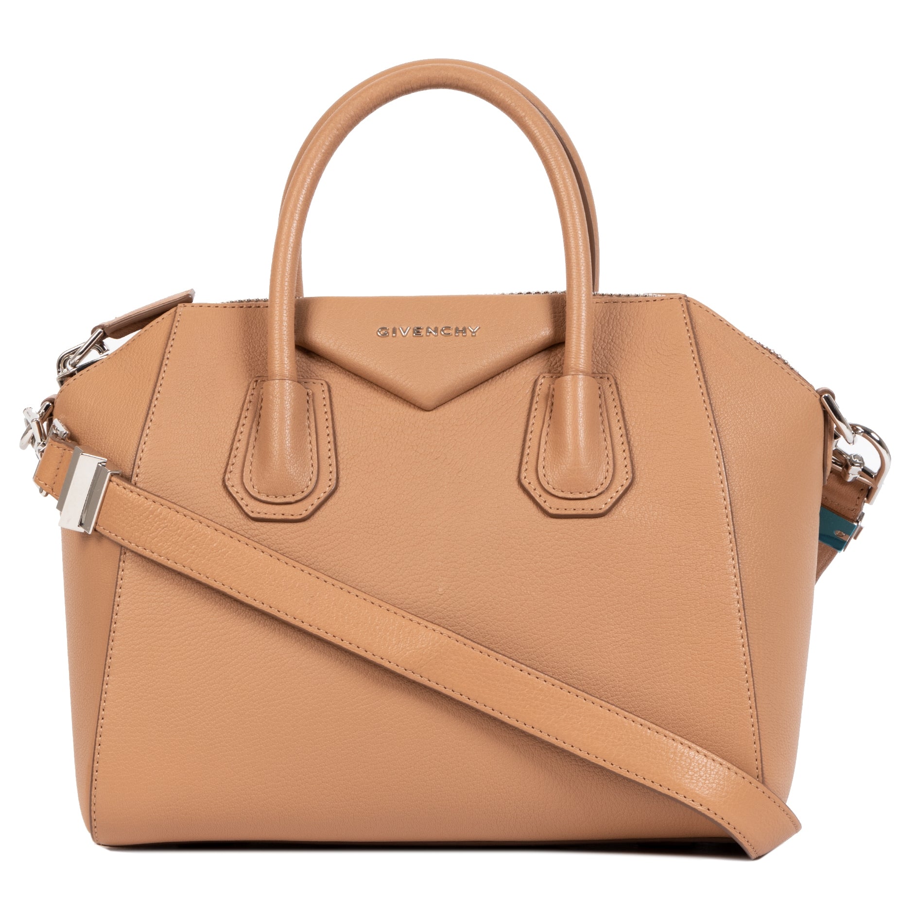 Givenchy Antigona Beige Small Leather Bag for the best price at Labellov secondhand luxury