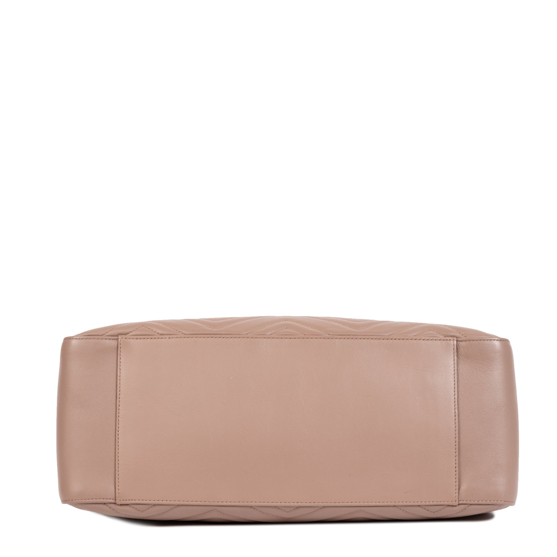 Sac porté épaule Gucci GG Marmont en matelassé rose ancien