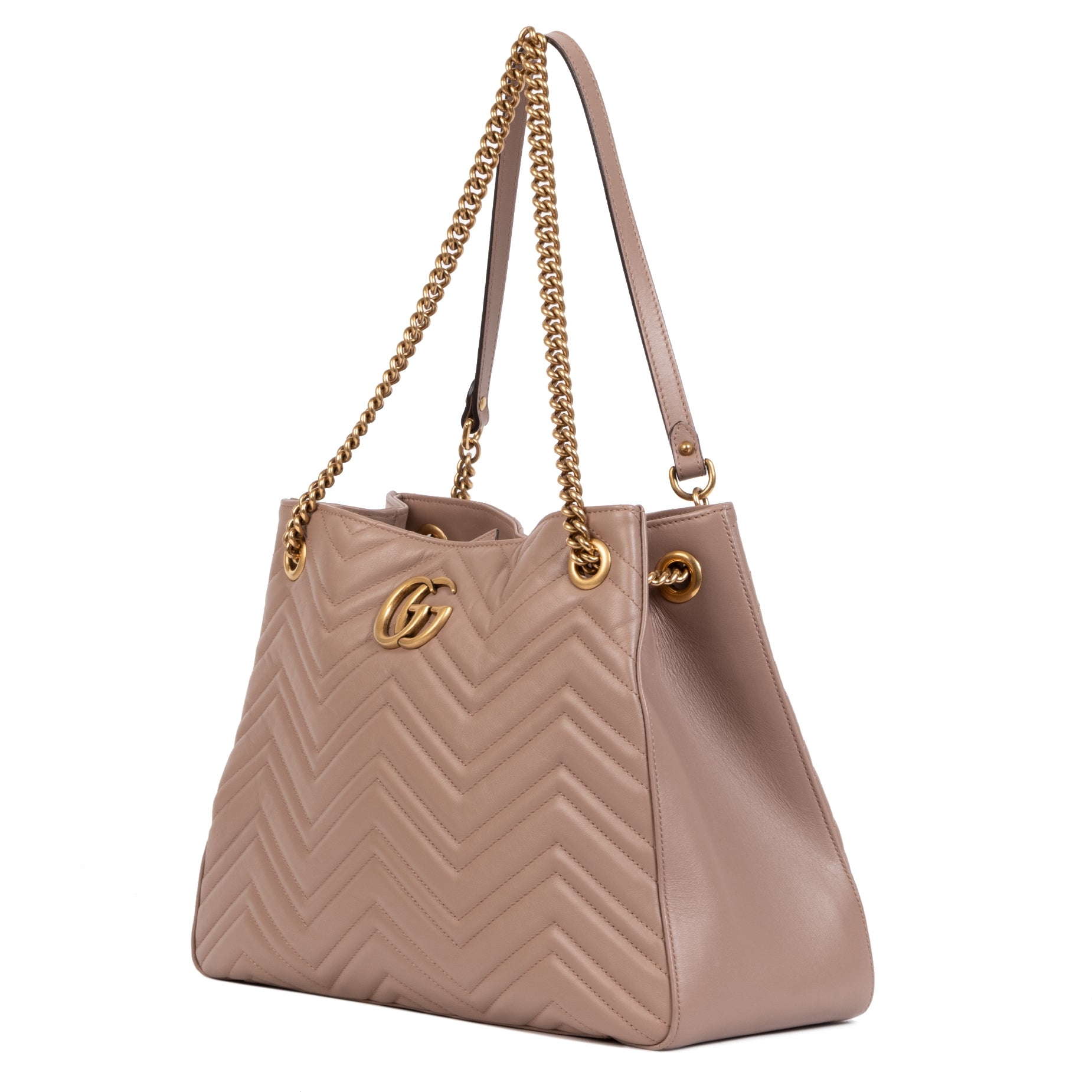 Gucci Marmont Violet Old Rose Matelasse Shoulder Bag kopen en verkopen