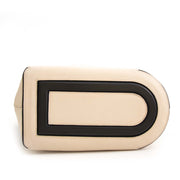 Delvaux Every D Hobo PM Allure Bicolore Noir-Nude