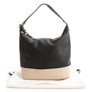 Delvaux Every D Hobo PM Allure Bicolore Noir-Nude