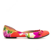 Balenciaga Floral Print Ballet Flats